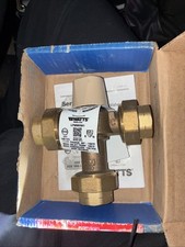 WATTS 1/2 MIXING VALVE LFMMVM1, 80°-120°F, 150 PSI, 2078846, BRASS