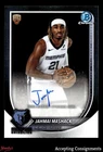2025-26 Bowman Chrome Rookie Autograph Jahmai Mashack RC AUTO GRIZZLIES