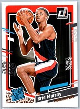Kris Murray 2023-24 Donruss Rated Rookie Rookie #203 Portland Trail Blazers