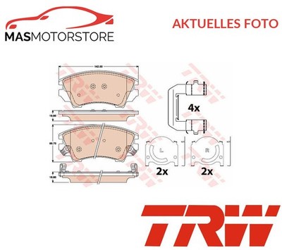 SATZ BREMSBELÄGE BREMSKLÖTZE VORNE TRW GDB1783 A FÜR ROEWE (SAIC) 950