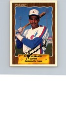 1990 ProCards Minor League - Cesar Hernandez #1385 (RC) AUTO AUTOGRAPHED SIGNED