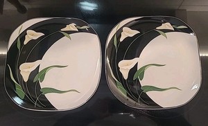 Sango Quadrille Black Lilies | eBay