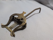 Antique Brass Marching Band Lyre Sheet Music Holder Clip