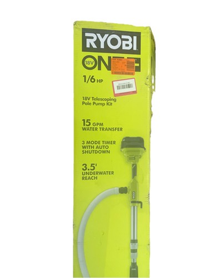 #ad #ad RYOBI ONE 18V Cordless 1 6 HP Telescoping Pole Pump Tool Only $115.00