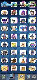 CR 65 LVL | 47 MAXED CARDS | 10K+ Trophies | 360K+ GOLD | CHEAP