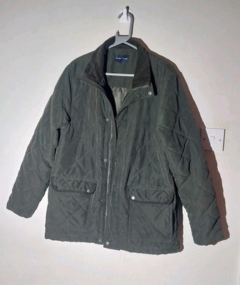 JAMES PRINGLE Jacke Herren Größe M Khaki Steppjacke #R