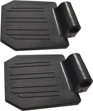 Universal Wheelchair Footplate Replacement for Elevating Leg Rests - 1 Pair