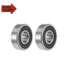 6000-2RS Deep Groove Ball Bearings Z2 10Mm X 26Mm X 8Mm Double Sealed Carbon St