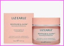 Liz Earle Revitalise & Glow Illuminating Gel Moisturiser 50ml (New & Boxed)