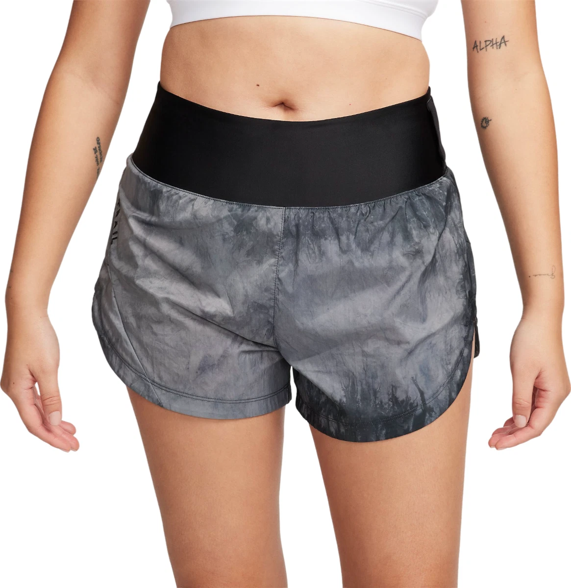 Nike Womens Trail Shorts S M XL Black 3” Running Repel Brief Lining FN2647‑010