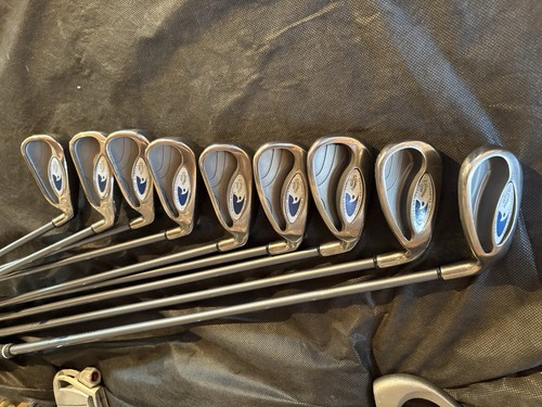 Callaway Hawkeye Tungsten Injected Titanium Iron Set 3-PW, SW Graphite R Flex - Picture 2 of 6