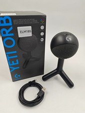 LOGITECH YETI ORB CONDENSER RGB GAMING MIC WITH LIGHTSYNC Microphone - BLACK U