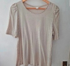 H&m short-sleeved top size m Beige Great Condition