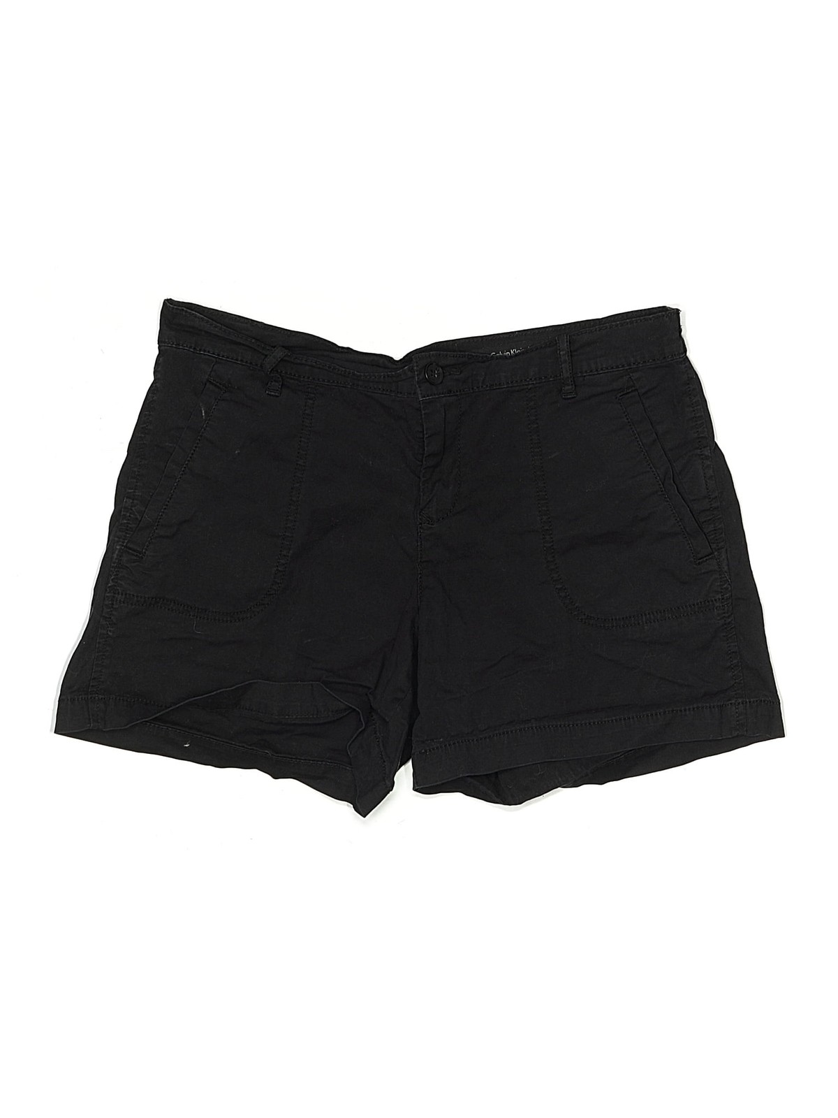 CALVIN KLEIN JEANS Women Black Shorts 30W