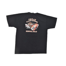 Harley-Davidson Texas Bedford T-Shirt Black Men 2X-Large 100% Cotton Made in USA