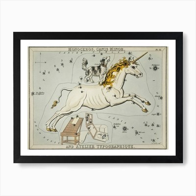 Sidney Hall Äôs (1831) Kunstdruck gerahmt Wandbild Poster Leinwanddruck Bild