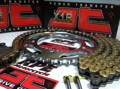 PINK CBR600RR '03/06 Quick Accel. CHAIN AND SPROCKETS KIT RK X-Ring *OEM or Fwy - Picture 9 of 9