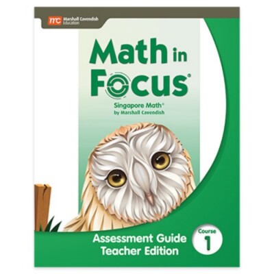 6th Grade 6 Math In Focus Assessment Guide Teacher Edition 2020 Course 1