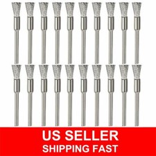 5-30PCS Wire Steel Brushes Polishing Brush Wheels Set for Dremel Rotary Die Tool