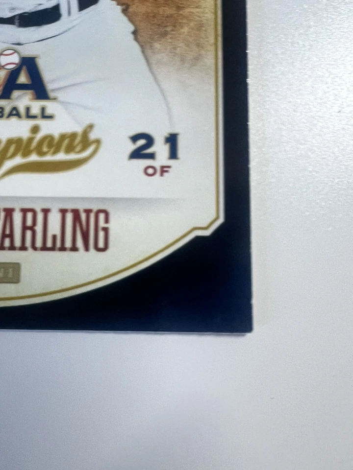 2013 Panini USA Champions 100 Signed Bubba Starling USA Baseball Card (A57) - Image 2 of 4