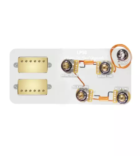 920D Custom Combo Kit for Les Paul With Gold Roughneck Humbuckers and LP50-SP...
