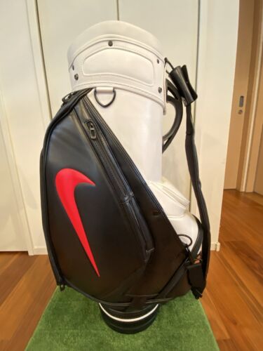 Nike Statement Black/White Golftasche Carry Cart Caddy Staff Tour Bag selten ... - Bild 4 von 23
