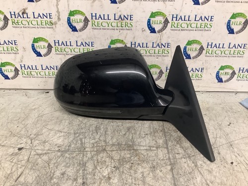 AUDI A5 TFSI MK1 2013 O/S espejo retrovisor lateral del conductor en negro fantasma L8/Z9Y - 38A - Imagen 1 de 15