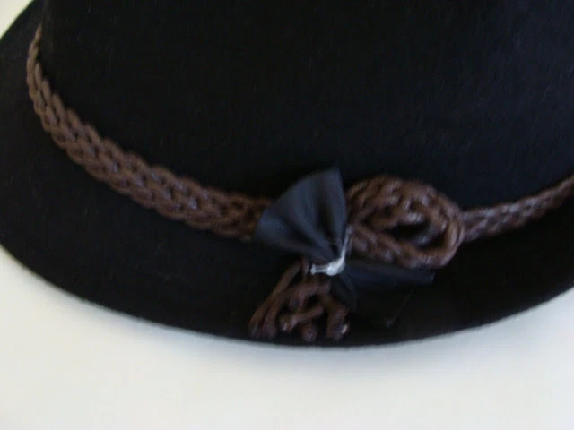 Sombreros Magid para mujer sombrero Fedora negro RN 90894 Foto 3 de 4