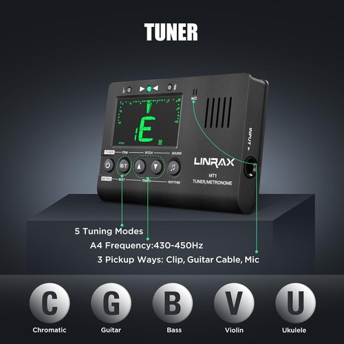 Versatile Digital Metronome Tuner Tone Generator - Perfect for All Skill Levels - Bild 5 von 9