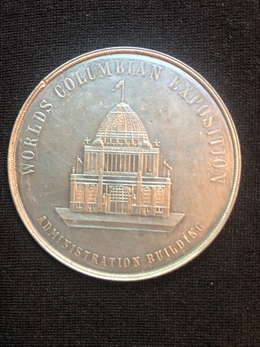 1893 Columbian Exposition, Ferris Wheel Medal, So Called Dollar HK170 - Picture 5 of 6