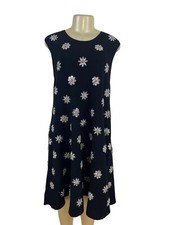 Michael Kors Black Sleeveless Rhinestone Embellished A-Line Dress XL - New