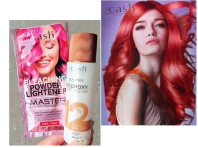 Dcash RED Hair Bleaching Dye Color Powder Bleach Platinum Lightener Lightening