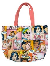 Estee Lauder Comic Pop Art Tote Bag Cartoon Reusable Shopping Eco Grocery