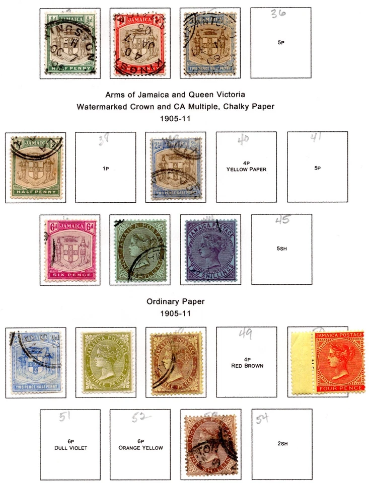 БРИТАНСКАЯ ЯМАЙКА 1860-1960 КОЛЛЕКЦИЯ ИЗ 250 МАРОК КАК НОВЫЕ И Б/У - Изображение 3 из 4