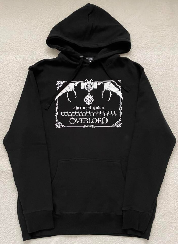 Japanese anime Overlord Pullover hoodie size L