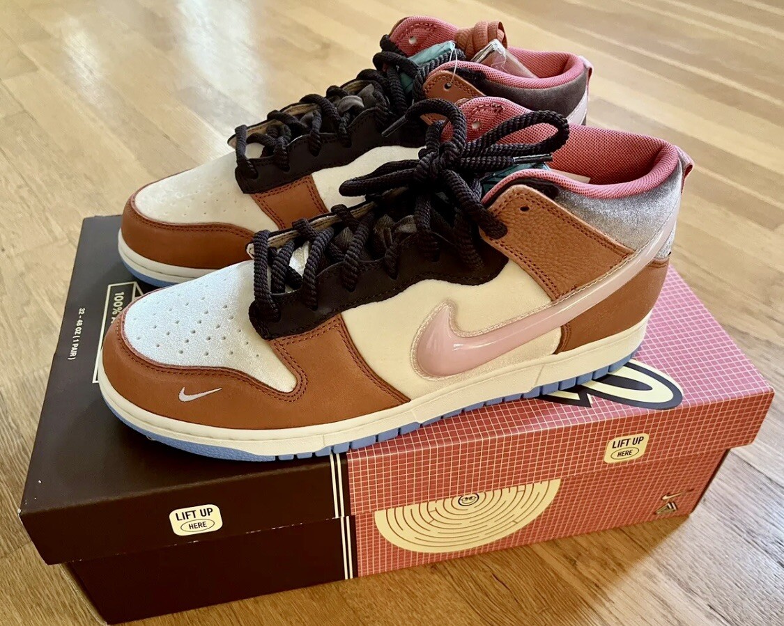 Nike Dunk Mid Social Status Free Lunch ナイキ ダンクミッド Nike Dunk Mid x Social Status Free Lunch Chocolate Milk