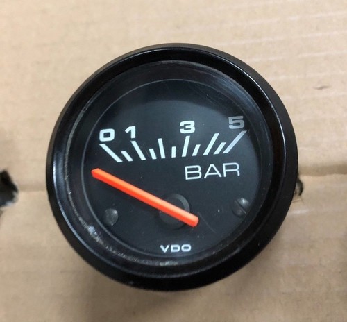 VDO GAUGES OIL PRESSURE OIL TEMPERATURE BATTERY VOLTMETER GOLF MK1 MK2 AUDI 80 6 - Picture 3 of 6