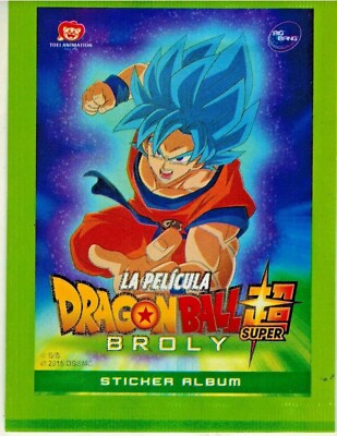 Chile 2019 BigBang Super Dragon Ball Broly La Pelicula Sticker Pack