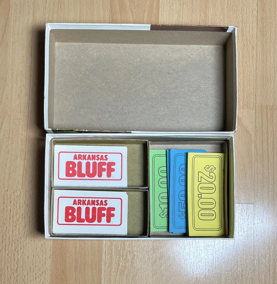 Arkansas Bluff Spiel Parker Vintage 1975 License Plate Auto Kennzeichen USA - Bild 2 von 4