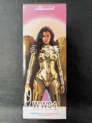 BE@RBRICK - BE@RBRICK WONDER WOMAN GOLDEN ARMOR 400％ BearBrick Wonder Woman Golden Armor WW84 Be@brick 400% Medicom Toy