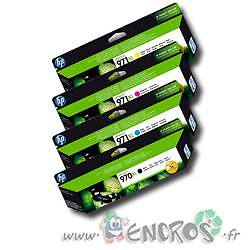 Cartouches HP 970 XL rechargeables pour traceur de plan d'architecte