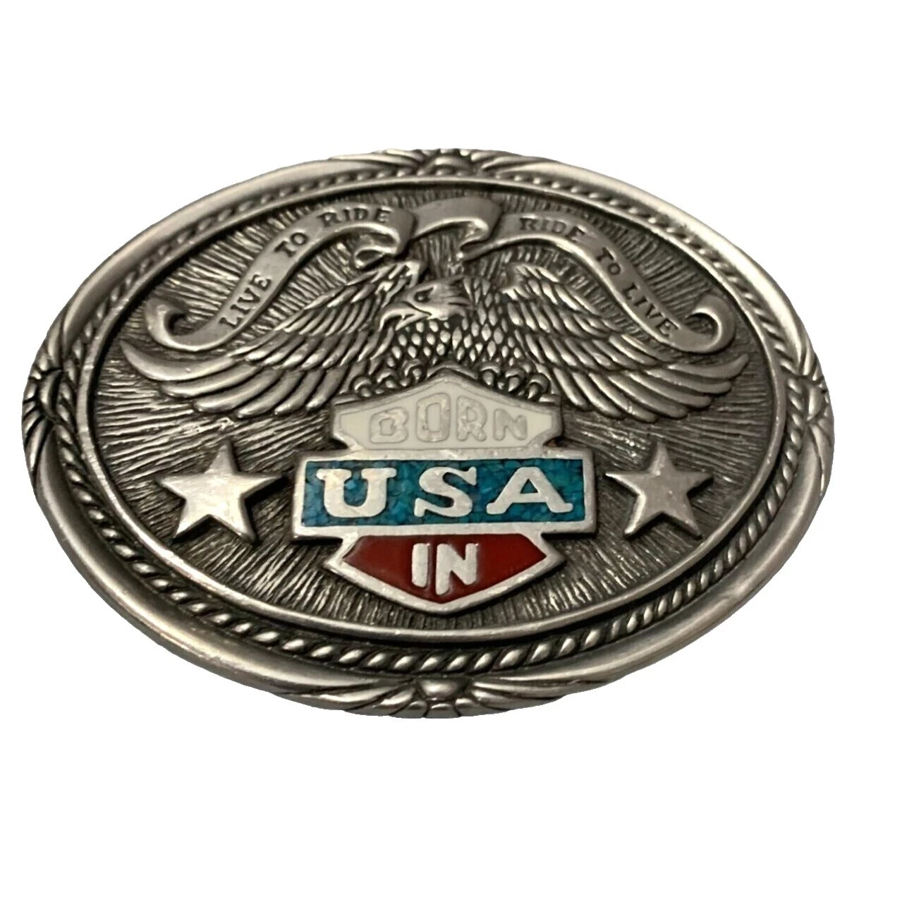 Motocicleta de estanho Antigo Fivelas