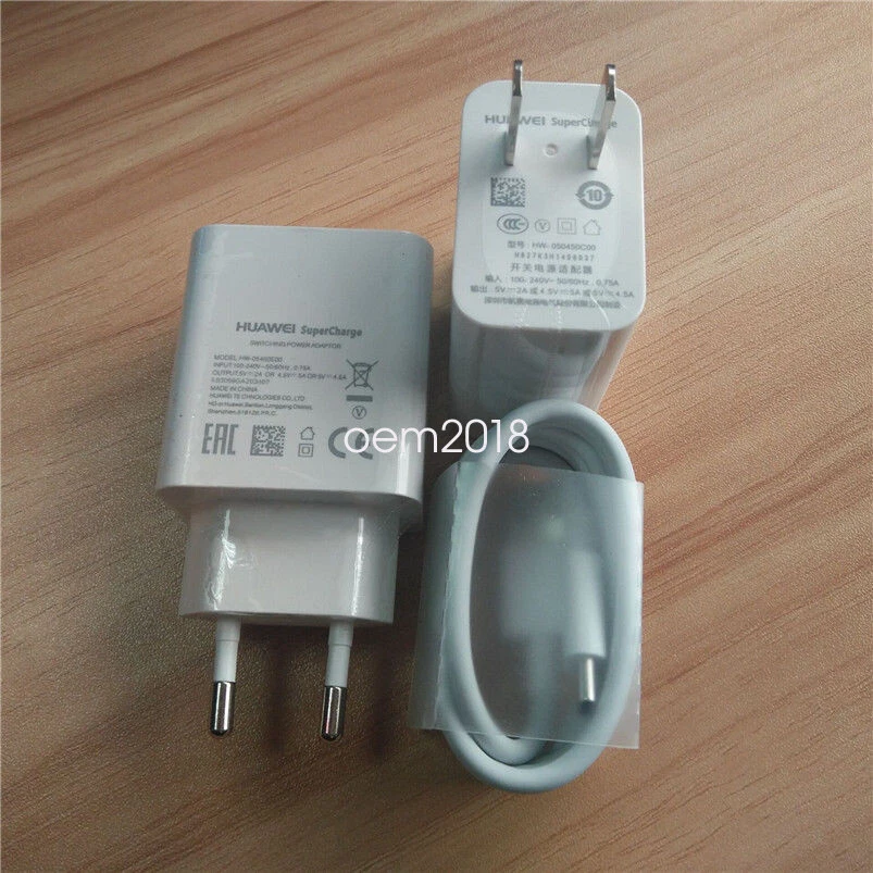 Original Huawei Super Charge Ladegerät USB Typ C Kabel Für P20 Pro Mate 10 20 - Bild 4 von 4