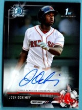 2017 Bowman Chrome  Autograph Auto Josh Ockimey  Card # CPA-JO