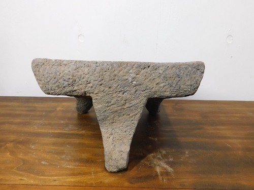 Antiguo Metate #17-Molinillo-Rústico-Completo-Viejo Mexicano--Primitivo-11.5x14x9H - Imagen 9 de 9