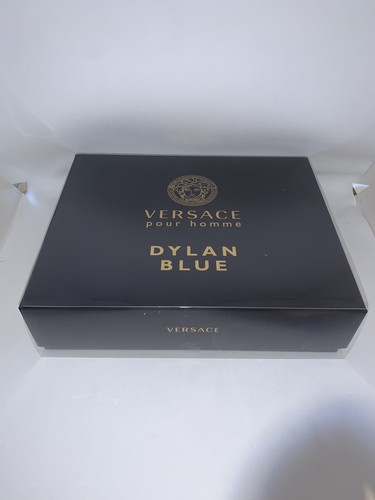 Versace Pour Homme Dylan Blue Perfume Gift Set EDT 50ml, Shave Balm, Shower Gel - Picture 6 of 6