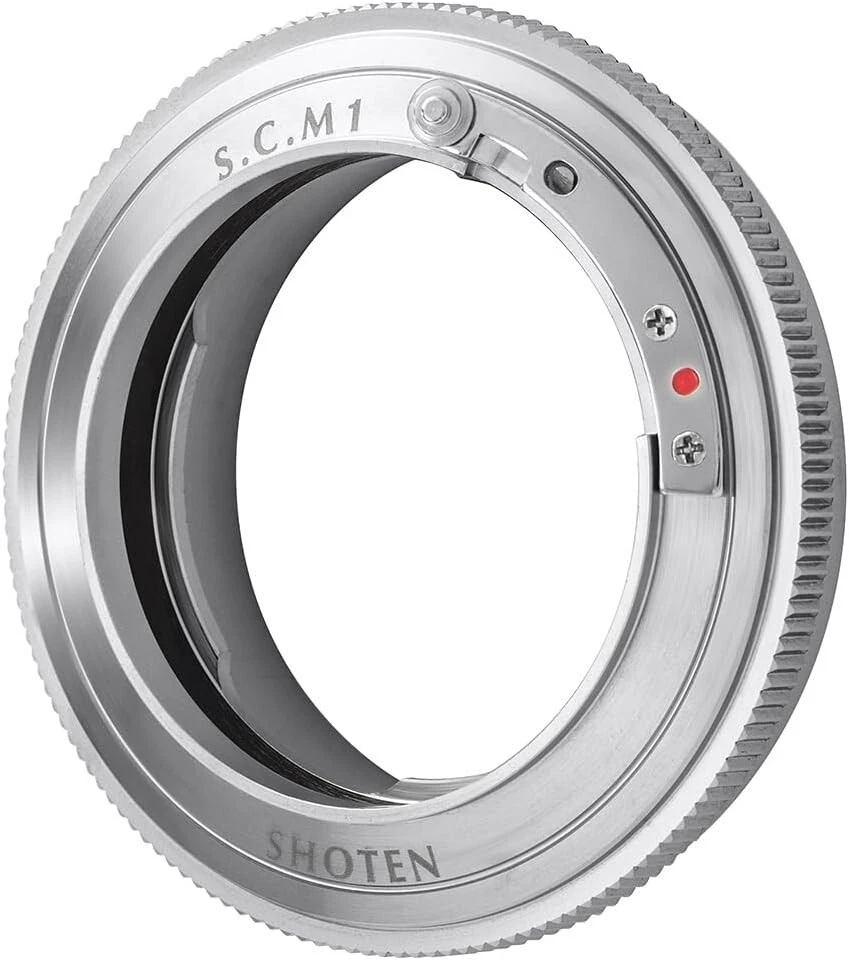 SHOTEN Mount Adapter SCM1 Contax C/Nikon S mount inner claw lens to Leica M New - Image 2 of 4