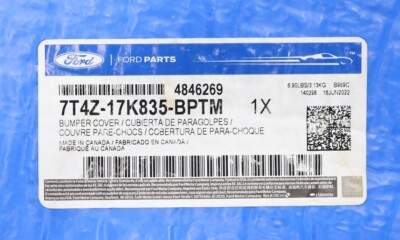 07 08 09 10 Ford Edge Upper Rear Bumper W SNSR Holes