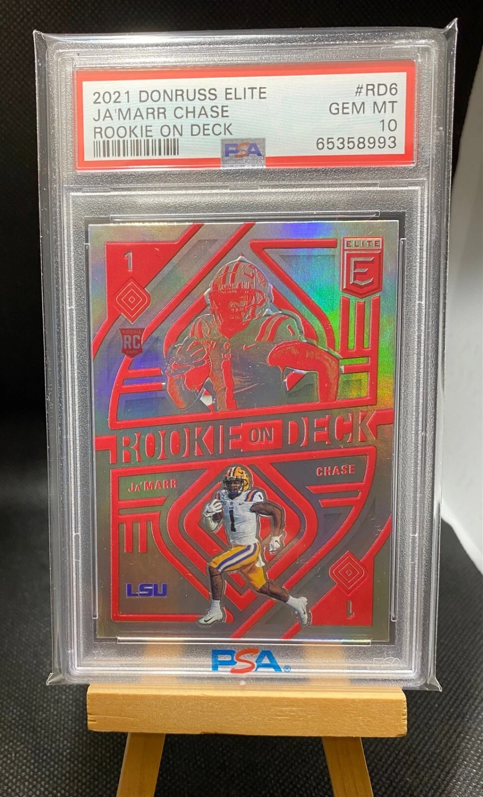 JaMarr Chase Panini Donruss Elite Rookie on Deck #RD6 Base