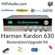 Harman Kardon HK 630 receiver restoration upgrade kit recap capacitor rebuild